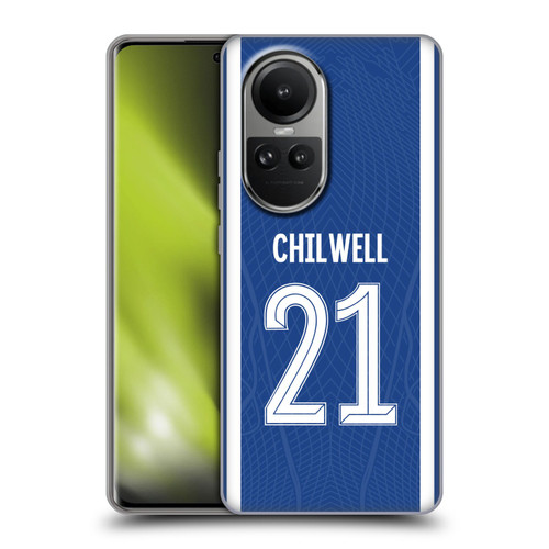Chelsea Football Club 2023/24 Players Home Kit Ben Chilwell Soft Gel Case for OPPO Reno10 5G / Reno10 Pro 5G