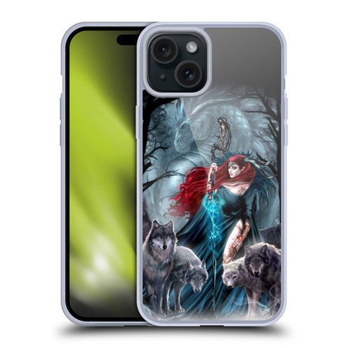 Ruth Thompson Art Scorpio With Wolves And Dragon Soft Gel Case for Apple iPhone 15 Plus
