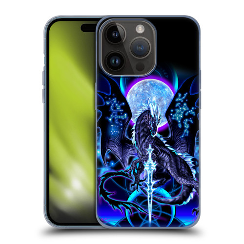 Ruth Thompson Art Dragon, Sword & Constellations Soft Gel Case for Apple iPhone 15 Pro