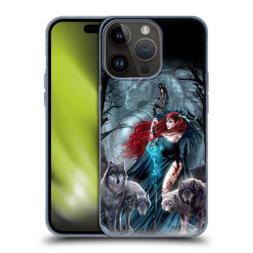Ruth Thompson Art Scorpio With Wolves And Dragon Soft Gel Case for Apple iPhone 15 Pro