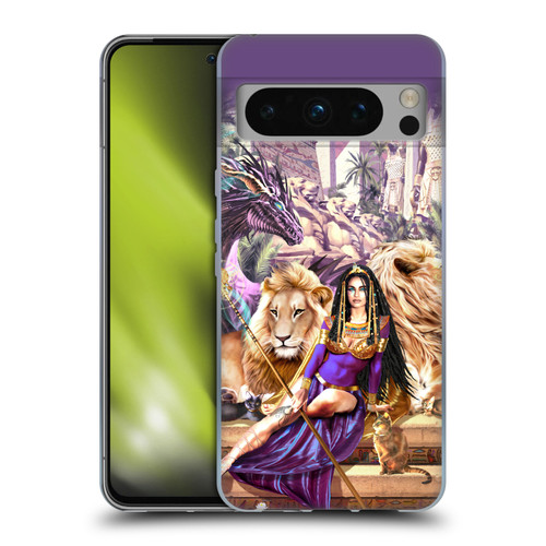 Ruth Thompson Art Egyptian Queen, Lions & Dragon Soft Gel Case for Google Pixel 8 Pro