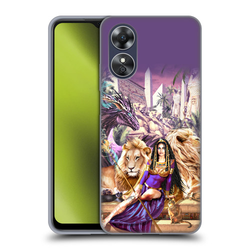 Ruth Thompson Art Egyptian Queen, Lions & Dragon Soft Gel Case for OPPO A17