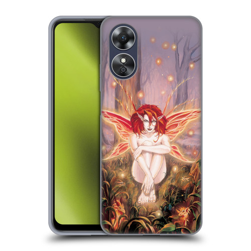 Ruth Thompson Art Ember Fire Fairy In Forest Soft Gel Case for OPPO A17