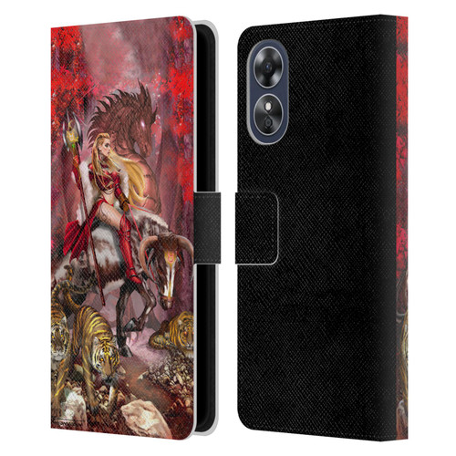 Ruth Thompson Art Taurus Bull, Tigers & Dragon Leather Book Wallet Case Cover For OPPO A17