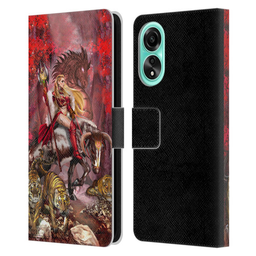 Ruth Thompson Art Taurus Bull, Tigers & Dragon Leather Book Wallet Case Cover For OPPO A78 5G