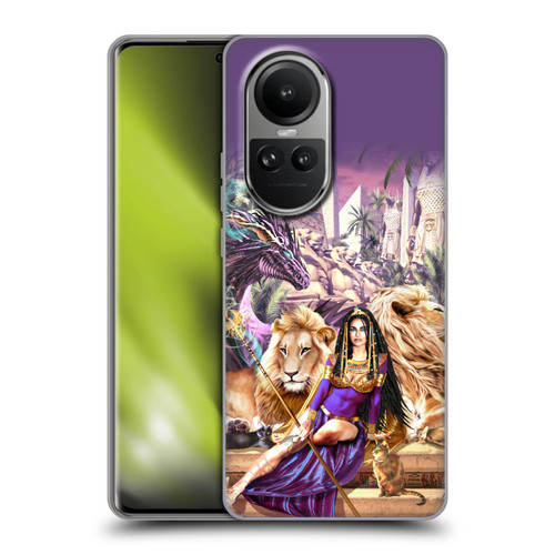 Ruth Thompson Art Egyptian Queen, Lions & Dragon Soft Gel Case for OPPO Reno10 5G / Reno10 Pro 5G