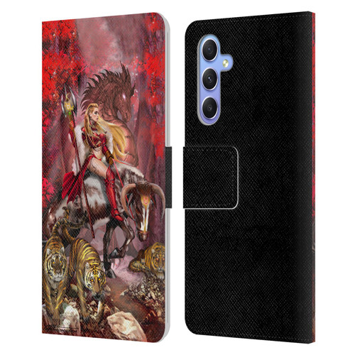 Ruth Thompson Art Taurus Bull, Tigers & Dragon Leather Book Wallet Case Cover For Samsung Galaxy A34 5G