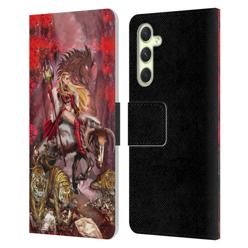 Ruth Thompson Art Taurus Bull, Tigers & Dragon Leather Book Wallet Case Cover For Samsung Galaxy A54 5G