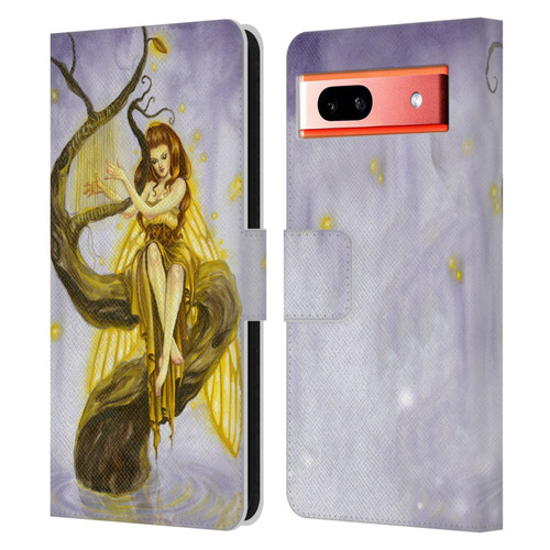 Selina Fenech Fairies Firefly Song Leather Book Wallet Case Cover For Google Pixel 7a