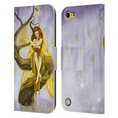 Selina Fenech Fairies Firefly Song Leather Book Wallet Case Cover For Apple iPod Touch 5G 5th Gen
