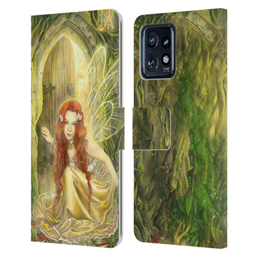 Selina Fenech Fairies Threshold Leather Book Wallet Case Cover For Motorola Moto Edge 40 Pro