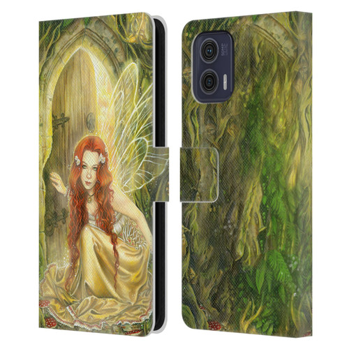 Selina Fenech Fairies Threshold Leather Book Wallet Case Cover For Motorola Moto G73 5G