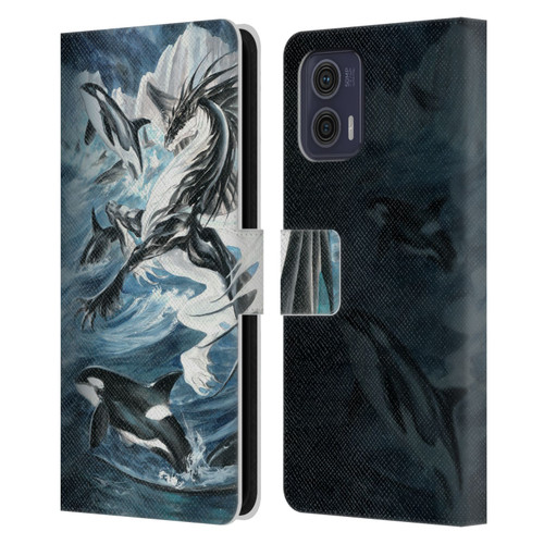 Ruth Thompson Dragons Oceanus Leather Book Wallet Case Cover For Motorola Moto G73 5G
