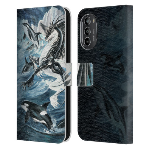 Ruth Thompson Dragons Oceanus Leather Book Wallet Case Cover For Motorola Moto G82 5G