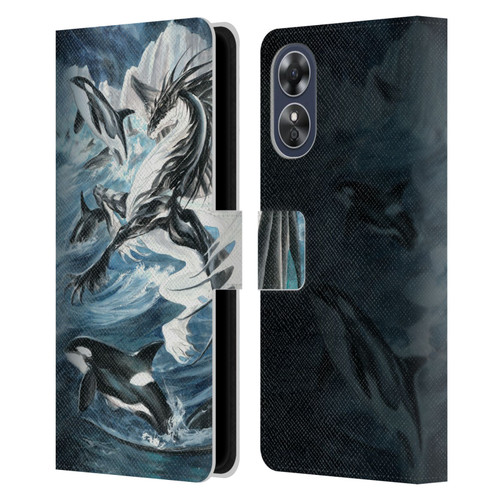 Ruth Thompson Dragons Oceanus Leather Book Wallet Case Cover For OPPO A17