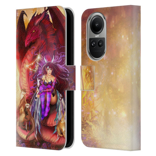 Ruth Thompson Dragons Capricorn Leather Book Wallet Case Cover For OPPO Reno10 5G / Reno10 Pro 5G