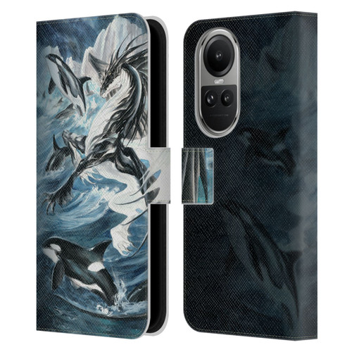 Ruth Thompson Dragons Oceanus Leather Book Wallet Case Cover For OPPO Reno10 5G / Reno10 Pro 5G