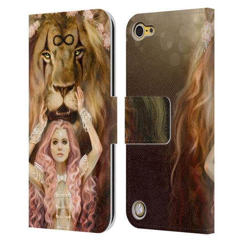 Selina Fenech Fantasy Strength Leather Book Wallet Case Cover For Apple iPod Touch 5G 5th Gen