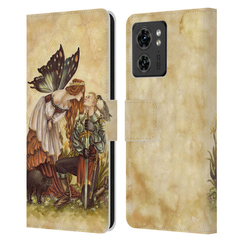 Selina Fenech Fantasy Enchanted Kiss Leather Book Wallet Case Cover For Motorola Moto Edge 40