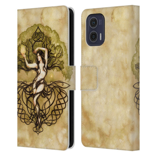 Selina Fenech Fantasy Earth Life Magic Leather Book Wallet Case Cover For Motorola Moto G73 5G