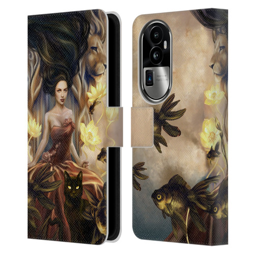 Selina Fenech Fantasy Queens of Wands Leather Book Wallet Case Cover For OPPO Reno10 Pro+