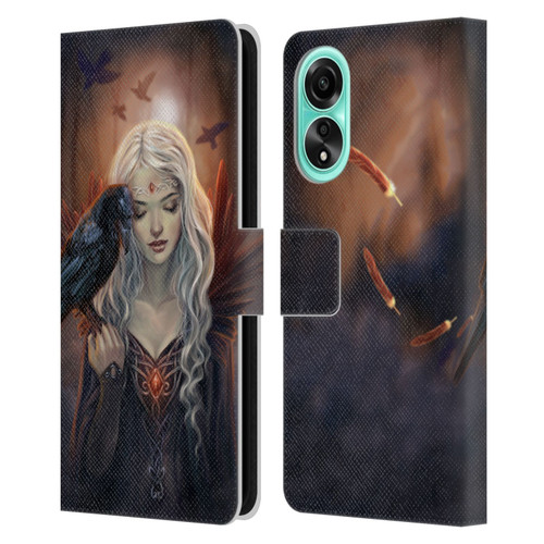 Selina Fenech Gothic Ravenkin Leather Book Wallet Case Cover For OPPO A78 4G