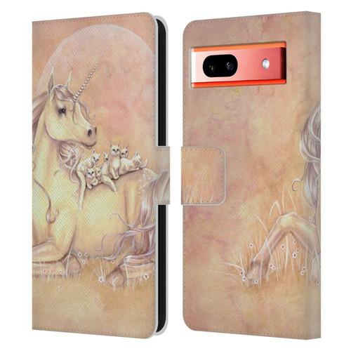 Selina Fenech Unicorns Purrfect Friends Leather Book Wallet Case Cover For Google Pixel 7a