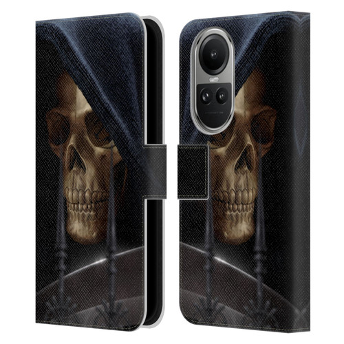 Tom Wood Horror Reaper Leather Book Wallet Case Cover For OPPO Reno10 5G / Reno10 Pro 5G