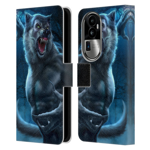 Tom Wood Horror Werewolf Leather Book Wallet Case Cover For OPPO Reno10 Pro+
