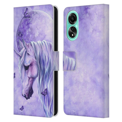 Selina Fenech Unicorns Moonlit Magic Leather Book Wallet Case Cover For OPPO A78 4G