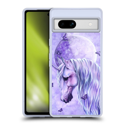 Selina Fenech Unicorns Moonlit Magic Soft Gel Case for Google Pixel 7a