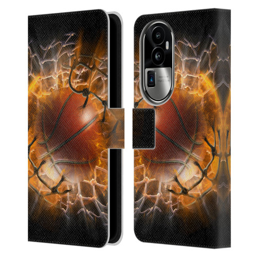 Tom Wood Monsters Blast Radius Leather Book Wallet Case Cover For OPPO Reno10 Pro+