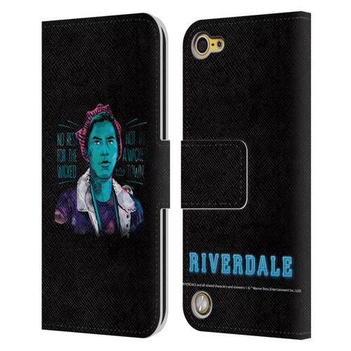 Riverdale Art Jughead Jones Leather Book Wallet Case Cover For Apple iPod Touch 5G 5th Gen