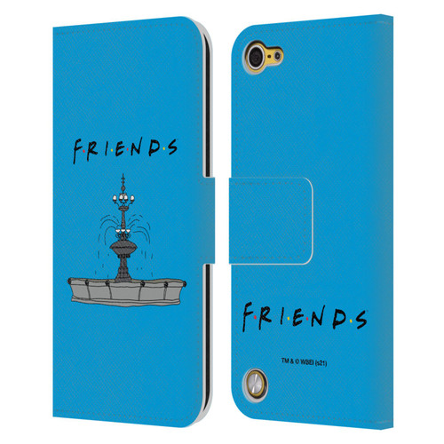 Friends TV Show Iconic Fountain Leather Book Wallet Case Cover For Apple iPod Touch 5G 5th Gen