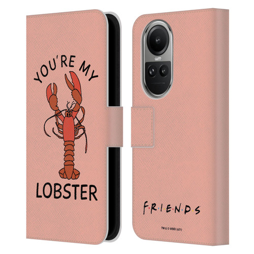 Friends TV Show Iconic Lobster Leather Book Wallet Case Cover For OPPO Reno10 5G / Reno10 Pro 5G
