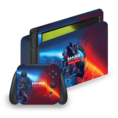 EA Bioware Mass Effect Legendary Graphics Key Art Vinyl Sticker Skin Decal Cover for Nintendo Switch OLED Bundle