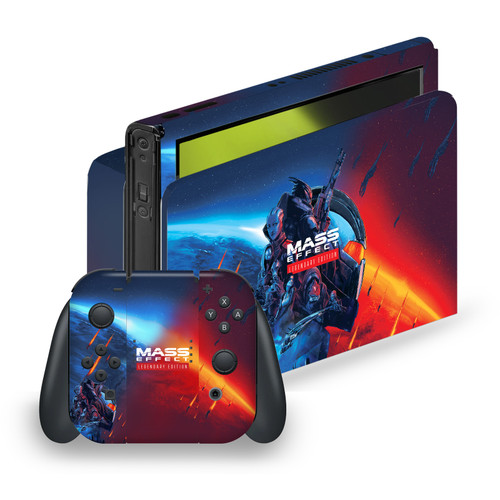 EA Bioware Mass Effect Legendary Graphics Key Art Vinyl Sticker Skin Decal Cover for Nintendo Switch OLED