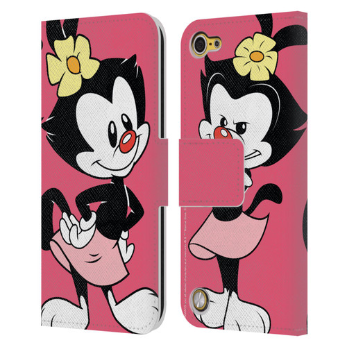 Animaniacs Graphics Dot Leather Book Wallet Case Cover For Apple iPod Touch 5G 5th Gen