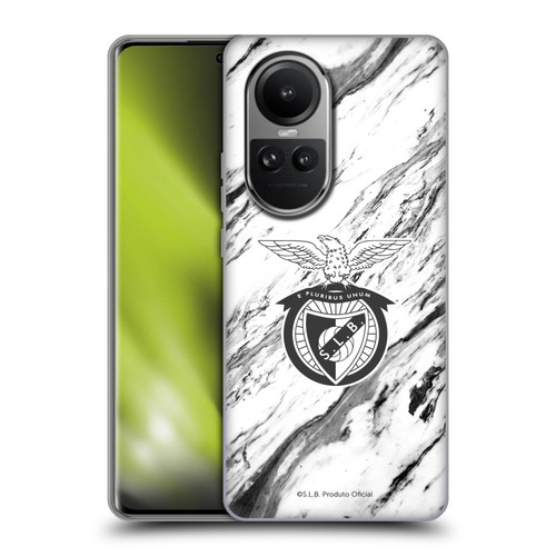 S.L. Benfica 2021/22 Crest Marble Soft Gel Case for OPPO Reno10 5G / Reno10 Pro 5G