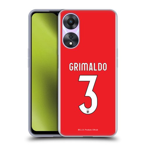 S.L. Benfica 2021/22 Players Home Kit Álex Grimaldo Soft Gel Case for OPPO A78 5G