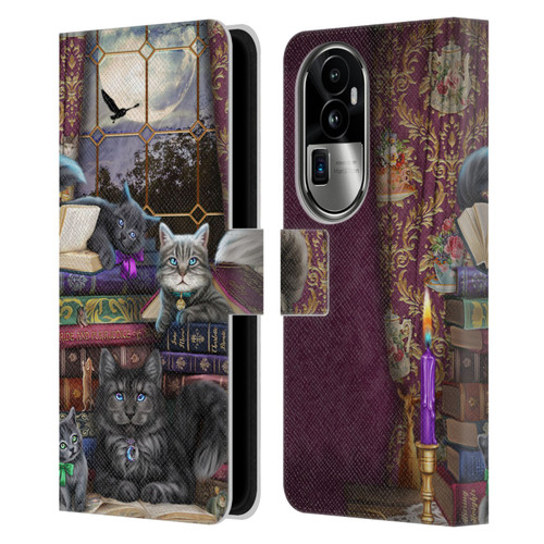 Brigid Ashwood Cats Storytime Cats And Books Leather Book Wallet Case Cover For OPPO Reno10 Pro+