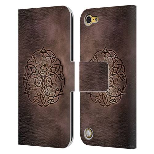 Brigid Ashwood Celtic Wisdom Knot Horse Leather Book Wallet Case Cover For Apple iPod Touch 5G 5th Gen