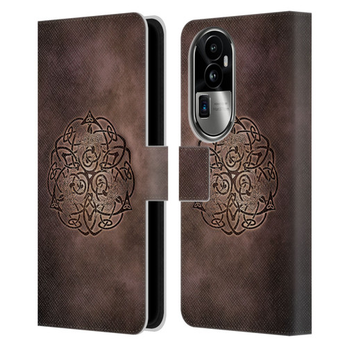 Brigid Ashwood Celtic Wisdom Knot Horse Leather Book Wallet Case Cover For OPPO Reno10 Pro+