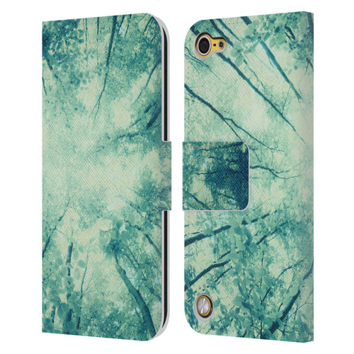 Dorit Fuhg Forest Wander Leather Book Wallet Case Cover For Apple iPod Touch 5G 5th Gen