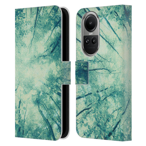Dorit Fuhg Forest Wander Leather Book Wallet Case Cover For OPPO Reno10 5G / Reno10 Pro 5G