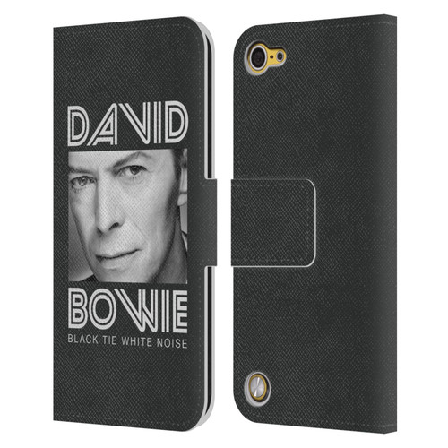 David Bowie Album Art Black Tie Leather Book Wallet Case Cover For Apple iPod Touch 5G 5th Gen