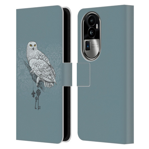 Rachel Caldwell Illustrations Key Holder Leather Book Wallet Case Cover For OPPO Reno10 Pro+