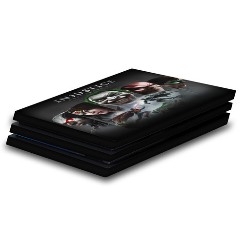 Injustice Gods Among Us Key Art Poster Vinyl Sticker Skin Decal Cover for Sony PS4 Pro Console