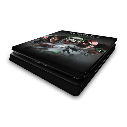 Injustice Gods Among Us Key Art Poster Vinyl Sticker Skin Decal Cover for Sony PS4 Slim Console