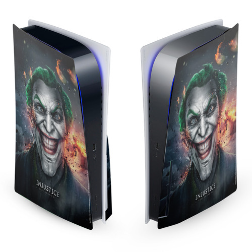 Injustice Gods Among Us Key Art Joker Vinyl Sticker Skin Decal Cover for Sony PS5 Disc Edition Console
